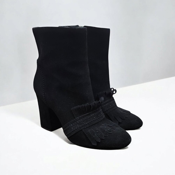 Etienne Aigner women's suede boots Size 9 - Picture 14 of 15